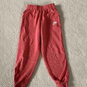 Nike Kids pink Sweatpants size M